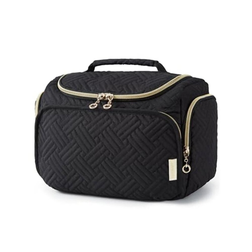 Travel Toiletry Bag for Women, Cosmetic Bag Makeup Bag Organizer with Handle
